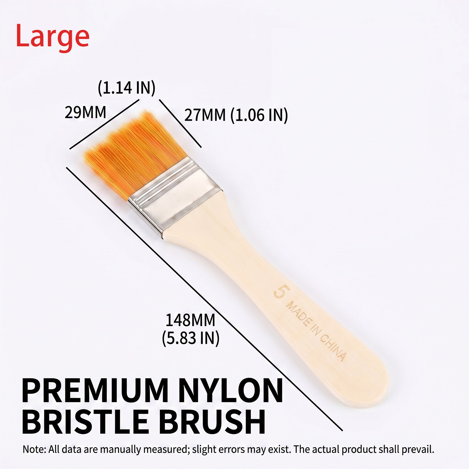 Nylon Paint Brush Set, 5PCS Fl - Art Craft Furniture recension och pris