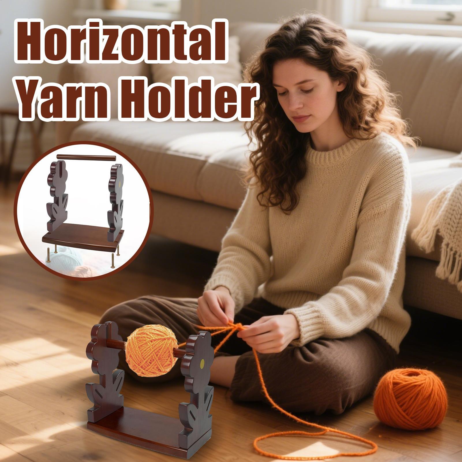 Crochet Yarn Holder Wooden Yar - Art Craft Yarn recension och pris